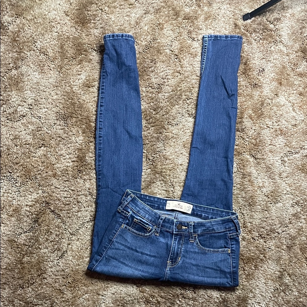 Hollister Y2K Super‎ Skinny 2000s Style Low Rise Jean Size 1s/w25/L29